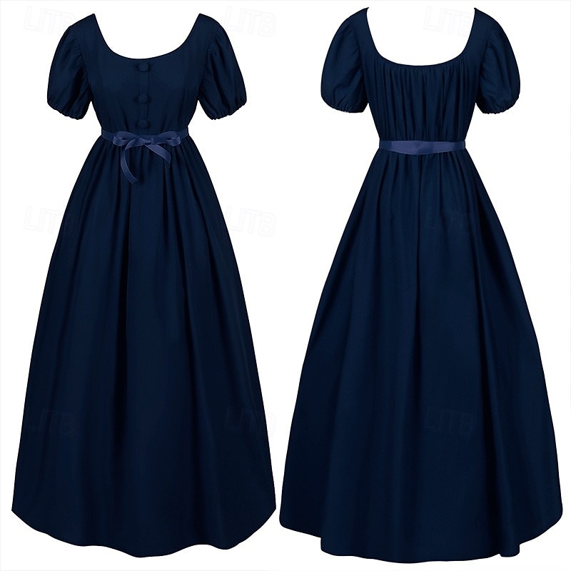 Retro Středověké Renesanční Šaty Plesové Šaty inspirované Regency Maškarní kostým Dámské Královský předvečer Všech svatých Karneval Výkon Ren Faire Retro tematická párty Dospělé Šaty 2025 - $40.99 –P8
