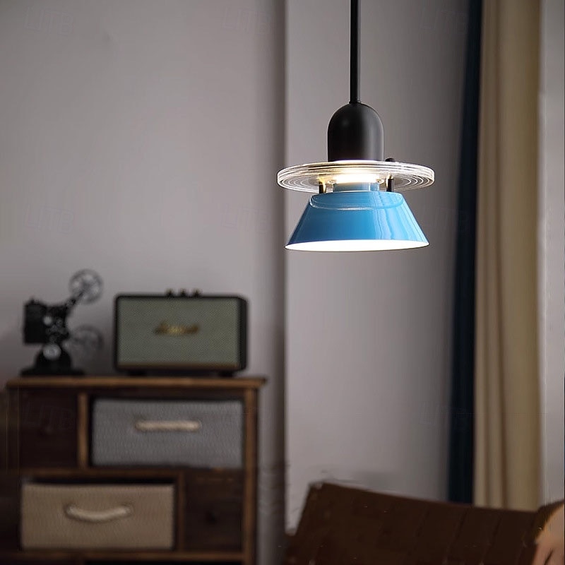 2026年 現代的な北欧風マカロンUFO型アクリル鉄製1灯ペンダントライト寝室用  コレクション – $138.99 –P3