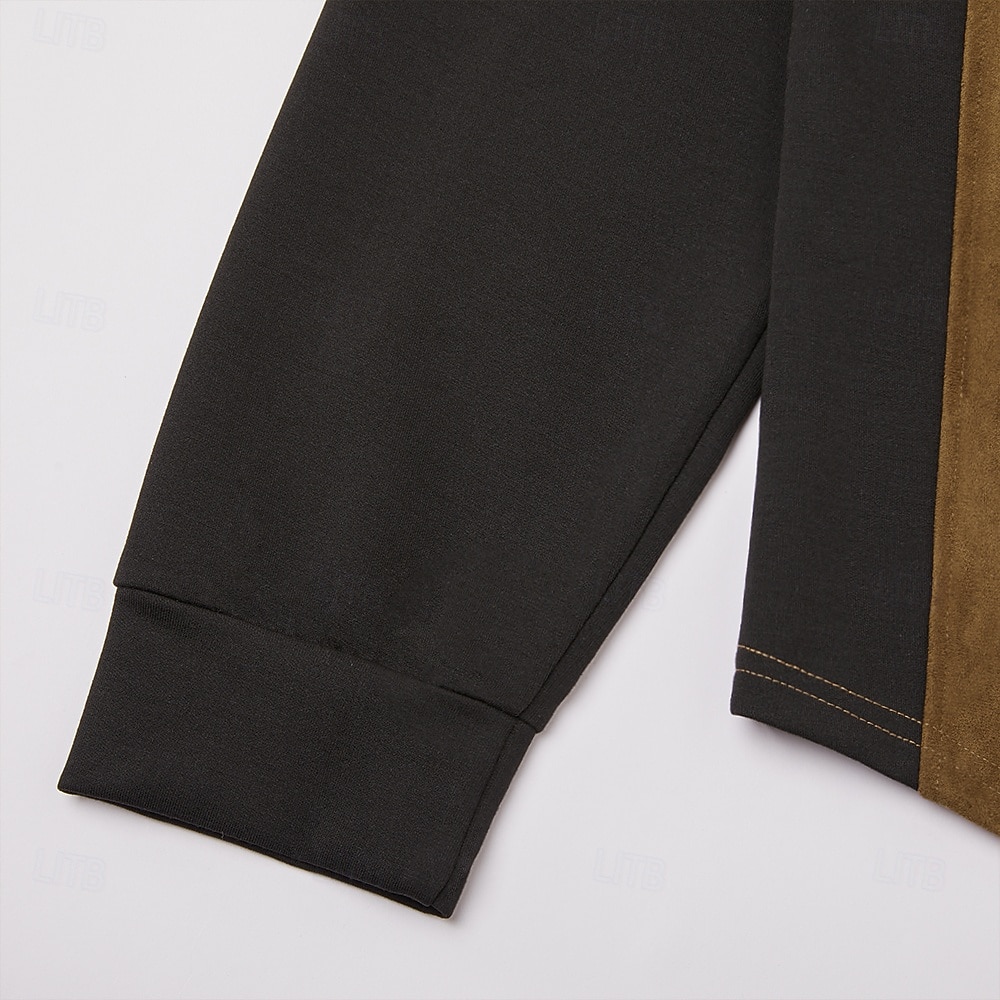 Homens Camiseta Camisa Henley Manga Longa Colarinho Chinês Outono Inverno Primavera & Outono Bloco de cor Vintage Diário Casual Cordões Ao ar livre Casual Roupa Esportiva Marron Escuro cáqui Cinzento de 2025 por $26.99 –P5