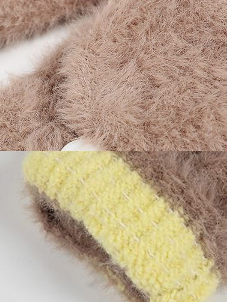 2026年 女性用 手袋 ニット ソリッドカラー クリスマス あたたか かわいいスタイル  コレクション – $7.99 –P9