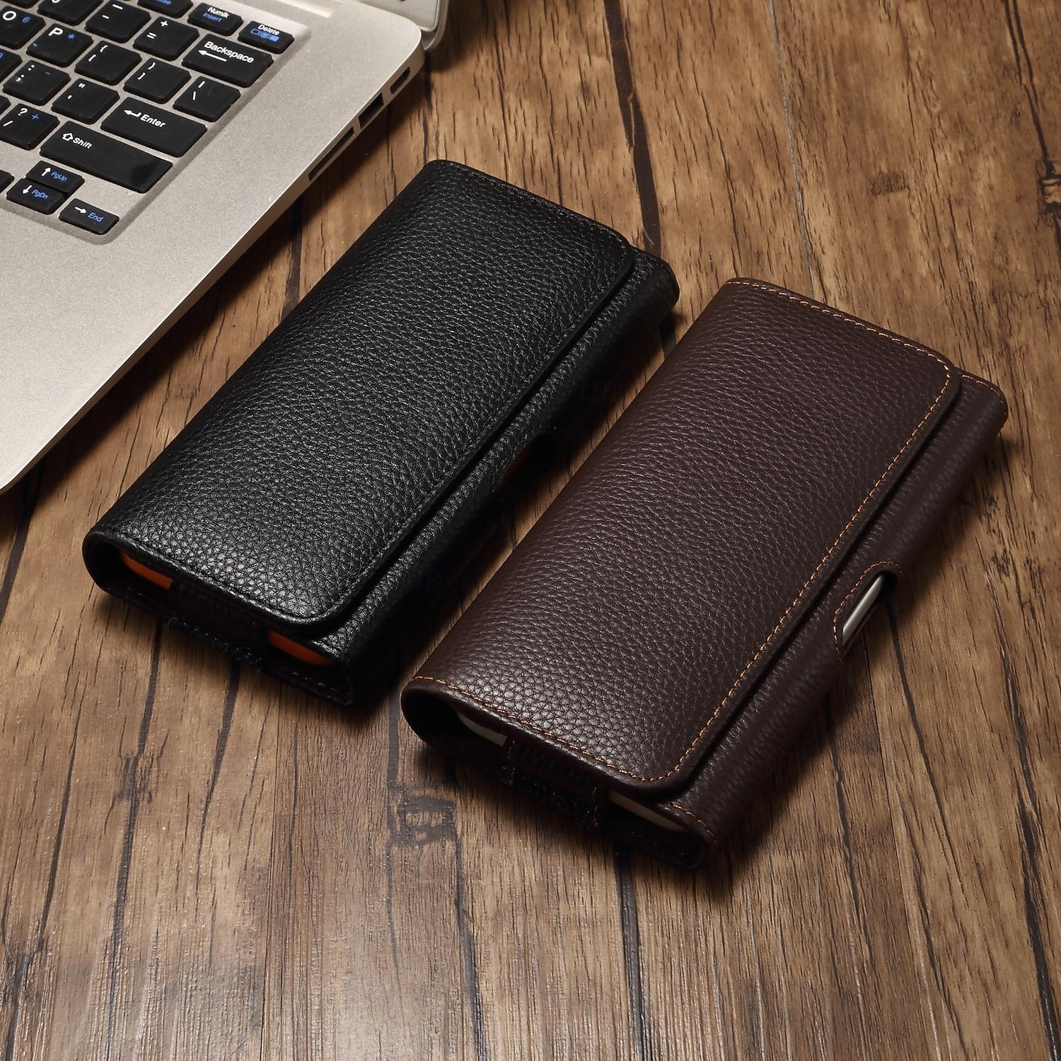 Estojo para celular masculino com presilha, bolsa de cintura, acessório em couro PU, carteira para celular, estilo vintage, capa protetora para celular. de 2026 por $26.99 –P11