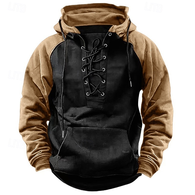 Herr Huvtröja Taktisk hoodie Vinrött Svart Armégrön Marinblå Kaki Huva Slät Spetsknuten Dragkedja Färgblock Sport & Utomhus Ledigt Dagligen Polyester Streetwear Häftig Sportkläder Vår & Höst Kläder 2025 - $23.99 –P6