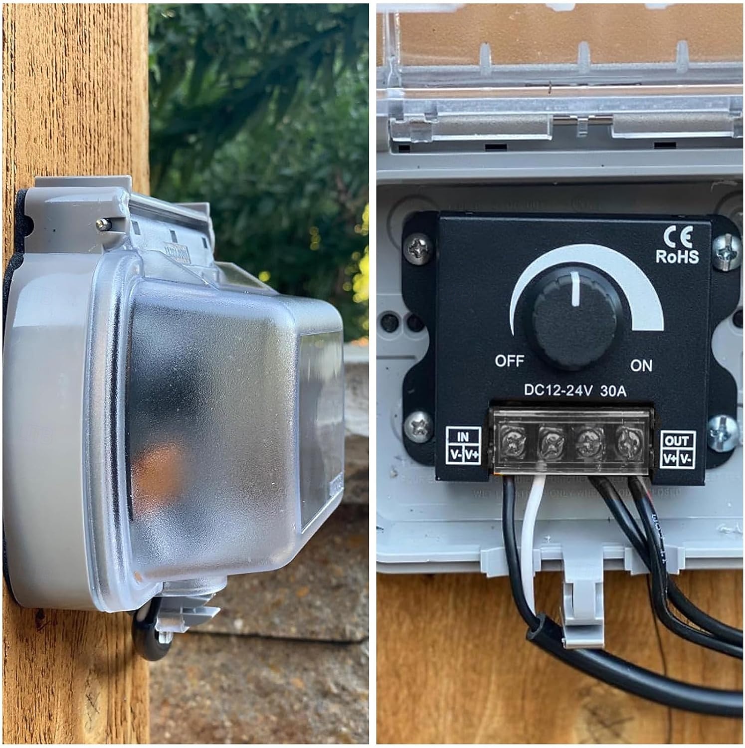 Диммер для светодиодной ленты DC12V-24V 30A ШИМ-контроллер для регулятора яркости, регулировка яркости, включение/выключение с алюминиевым корпусом (алюминиевый диммер) 2026 - $25.48 –P8