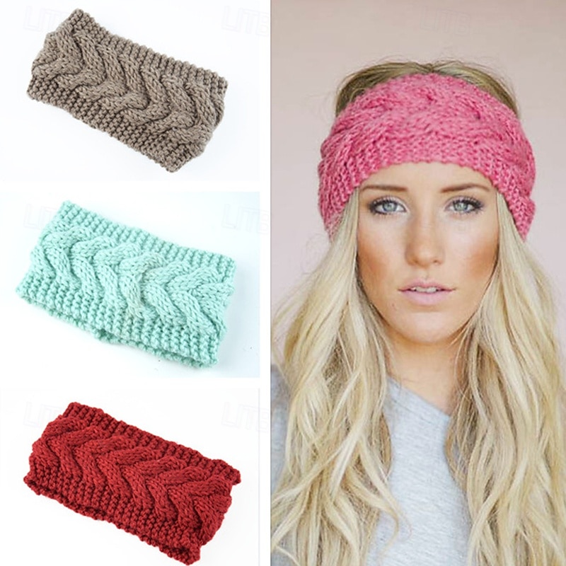 Naisten Hattu Talvihatut Tuulenkestävä Lämmin Katu Päivittäin Viikonloppu Kudottu Fleece Puhdas väri 2026 - $15.99 –P1