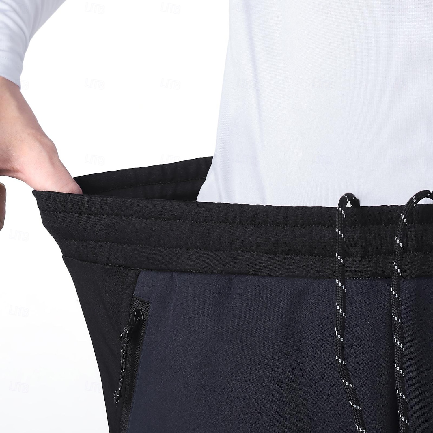 Arsuxeo Herren Fahrradhose Fahrradhosen Fahhrad Hosen Unterteile Formpassend Winter Mountainbike MTB Straßenradsport Sport Winddicht Warm Reflektierende Besätze / Fluoreszenz Elastisch Schwarz 2026 - $47.99 –P3