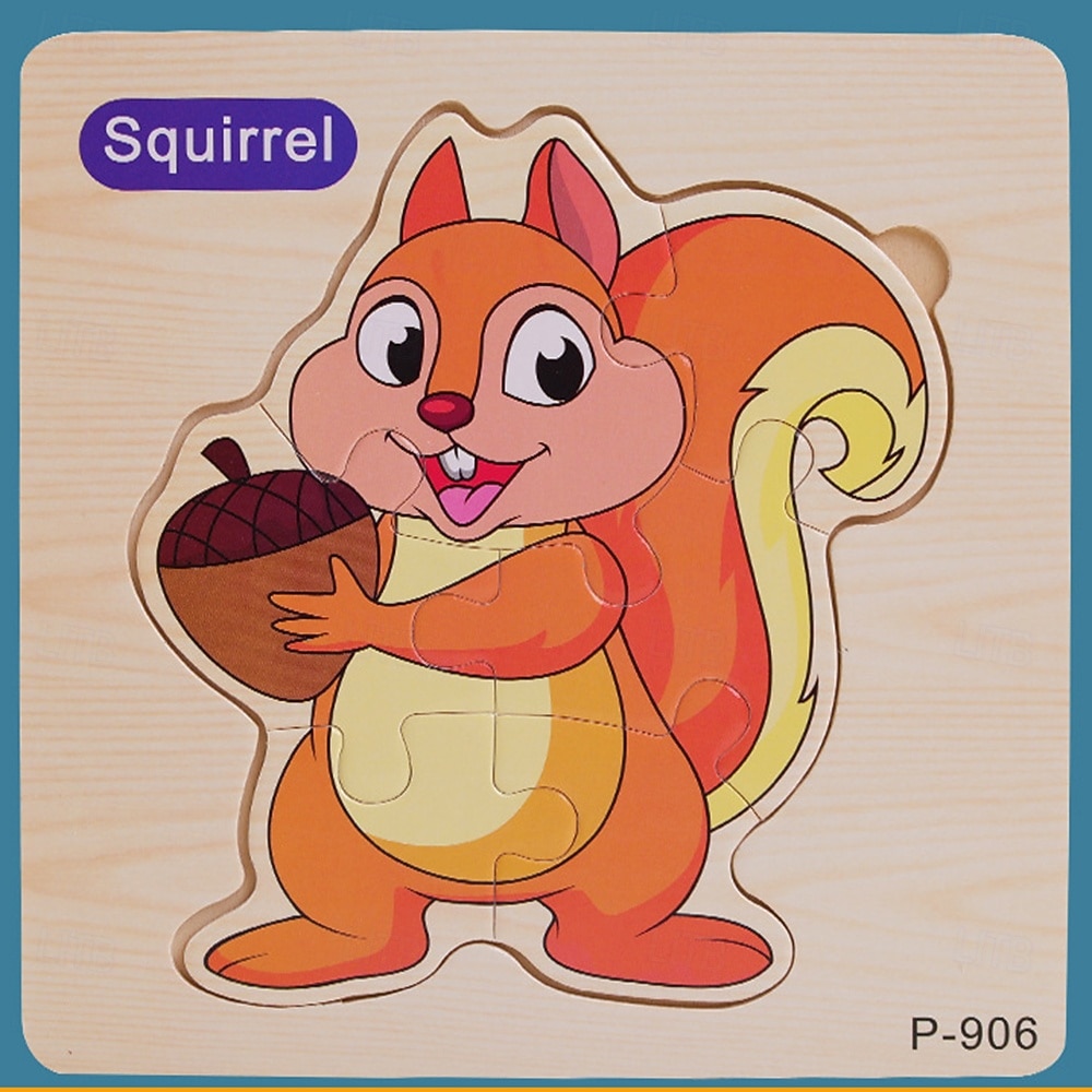 16pc Toddler Learning Puzzles - Set of 16 Wooden Peg Board Puzzles for Ages 1 2 3 - Develops Hand-Eye Coordination & Cognitive Skills Christmas Gift 2025 - $38.99 –P13