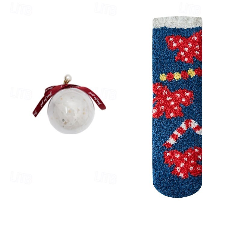 Women's Crew Socks Thick Winter Warm Socks Christmas Outdoor Daily Animal Polyester Fleece Basic Classic Casual Warm 1 Pair 2026 - $11.49 –P7