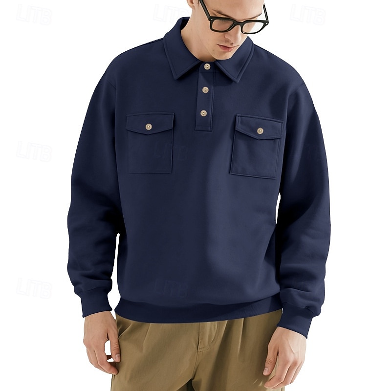 Hombre Sudadera Gris Claro Diseño Plano Bolsillo Diario Deporte Festivos Poliéster Ropa de calle Básico Casual Primavera & Otoño Ropa Sudaderas con capucha Sudaderas Manga Larga 2026 - $24.99 –P7