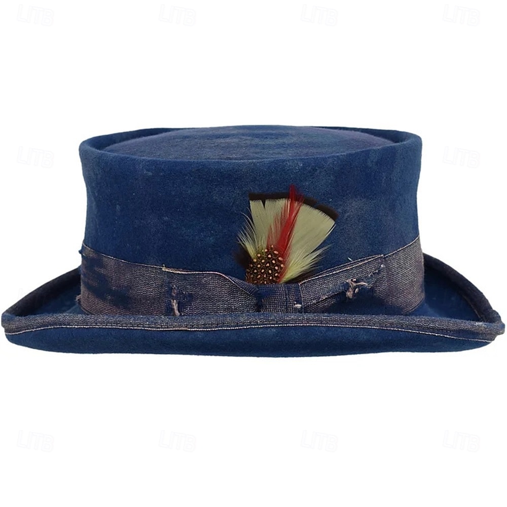 Palarie Material Textil Palarie de soare Nuntă Crăciun Halloween Zi de Naștere Concediu Elegant Epocă Cu Culoare Pură Diadema Articole Pentru Cap 2026 - $57.99 –P6
