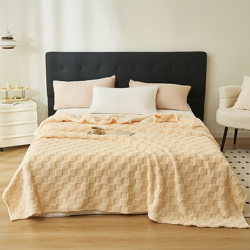 одеяло для кондиционера, легкое вафельное покрывало из флиса для дивана, кровати, сна в офисе или использования летом, уютное одеяло для небольшого ворса или покрывало на плечо 2026 - $28.99 –P10
