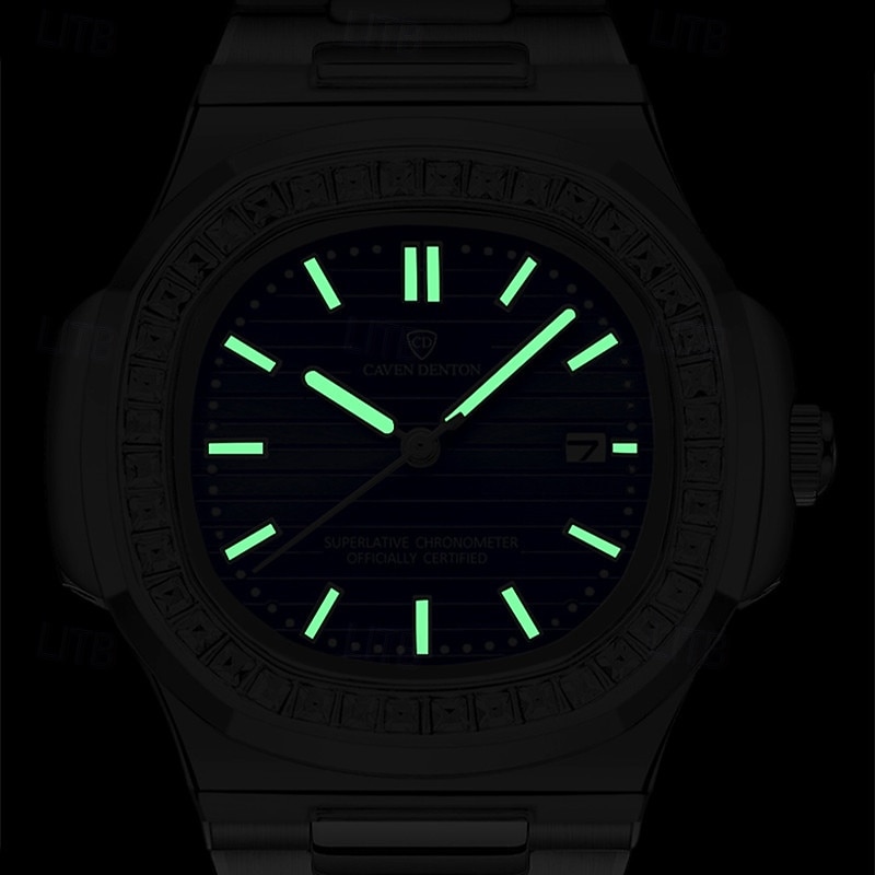 Оригинальные бизнес-часы с алюминиевым браслетом модные мужские часы с водонепроницаемостью IPX7 светящийся календарь повседневные кварцевые спортивные часы в коробке 2026 - $18.99 –P7