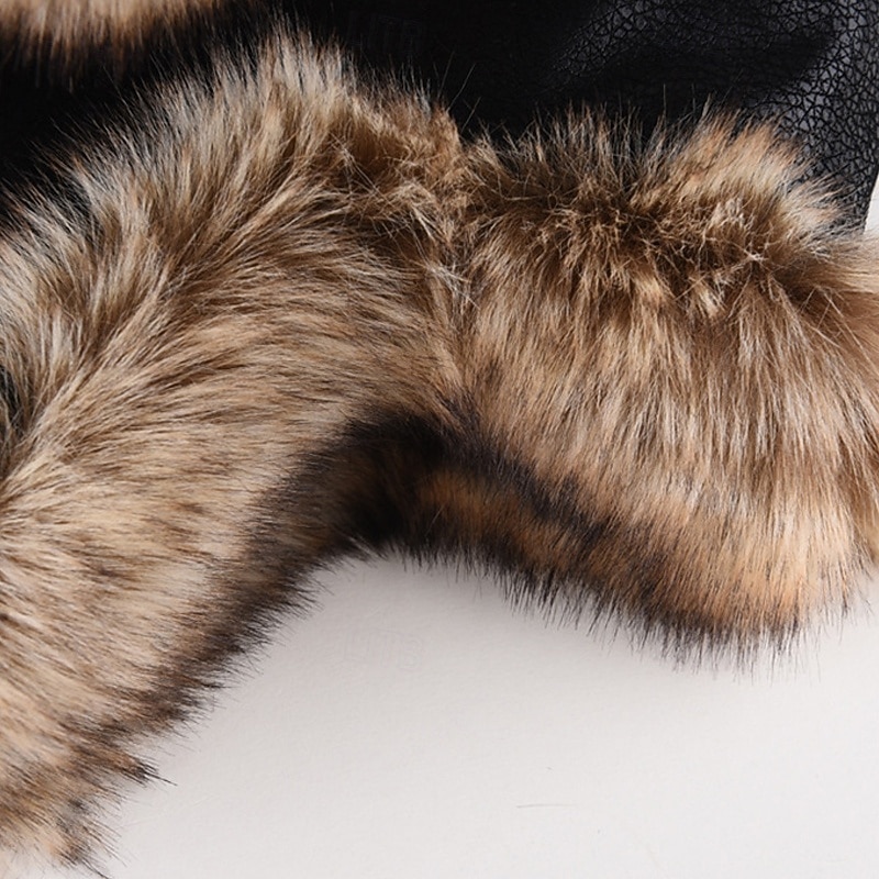 Męskie Uszanka Czapka Uszanka Kapelusz lotniczy Czapka z klapką na uszy Zimowy skórzany kapelusz Czarny Kawowy Skóra PU Polar Moda Współczesny współczesny Dzienne zużycie Randka Jednolity/zwykły kolor 2026 - $29.99 –P6