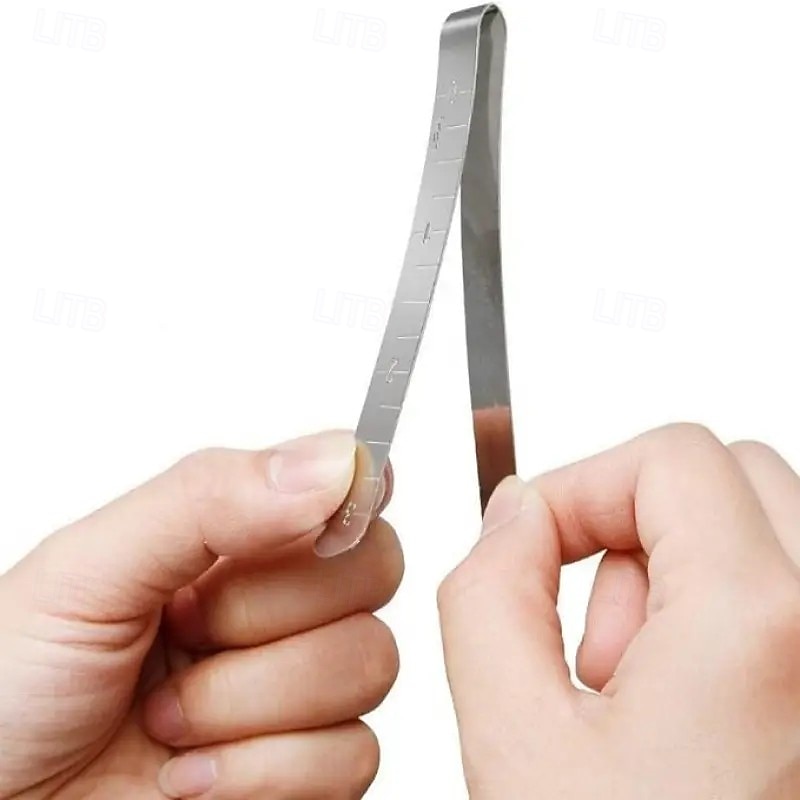 10/20 ks stříbrně šedých spon na šikmou stuhu s vestavěným pravítkem, šicími a prošívacími nástroji pro kutilské projekty a tvoření s látkami 2026 - $10.99 –P8