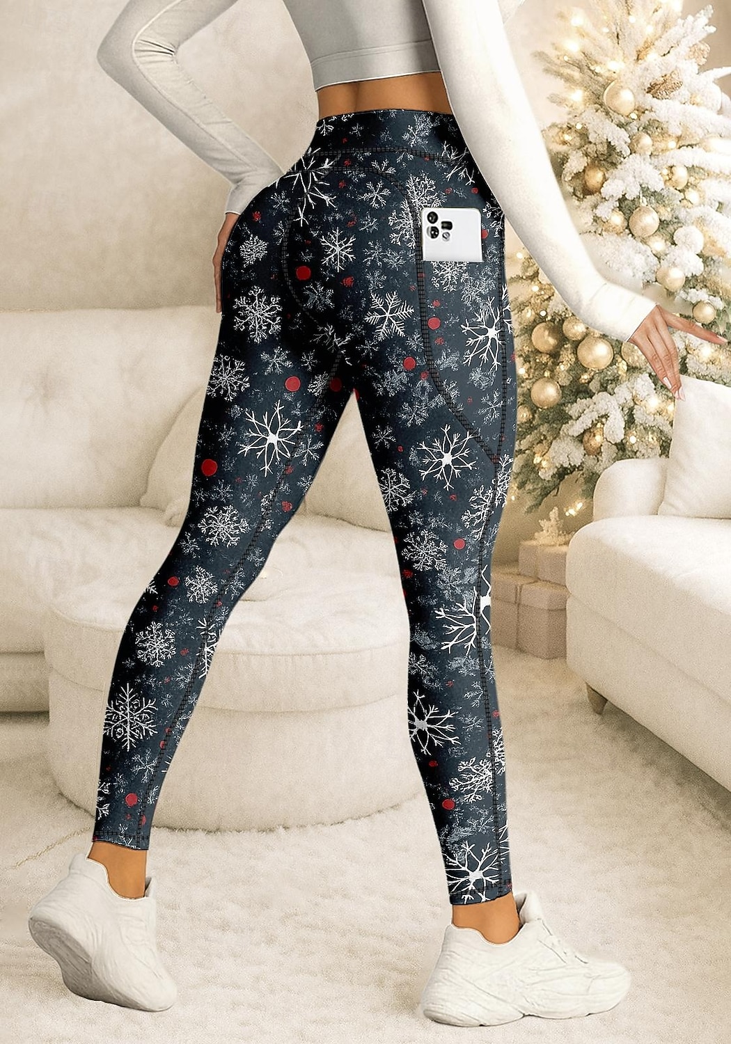 Damskie legginsy do pilatesu Spodnie fitness Legginsy na siłownie Kieszenie Opłata skarbowa Boczne kieszenie Pilates Siłownia Trening w siłowni Majtki Rajstopy Getry Czerwony Niebieski Zielony Sport 2026 - $21.99 –P1