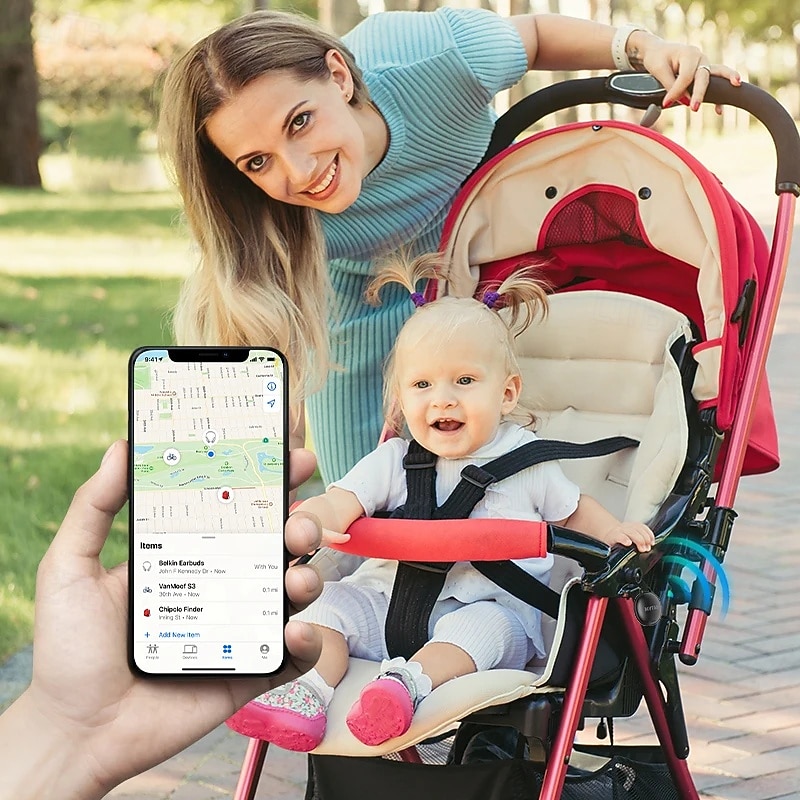Lokalizator GPS f6 smart mini z Bluetooth, urządzenie zabezpieczające przed zgubieniem, torba dla zwierząt domowych, portfel, lokalizator, sprzęt do lokalizowania na iOS 2025 - $15.99 –P9