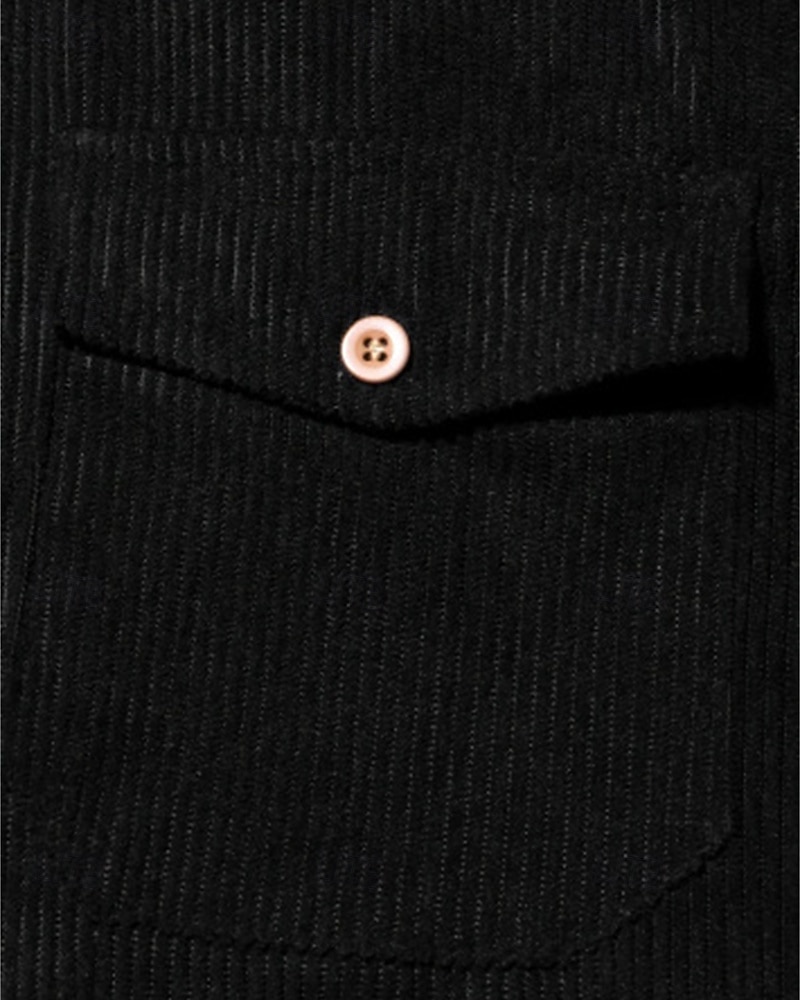 Herren Hemdjacke Cordjacke Freizeitjacke Urlaub Täglich Atmungsaktiv Tasche Frühling Herbst Einfach Mode Klassisch Revers Regulär Schwarz Braun Beige Jacken 2026 - $30.99 –P6