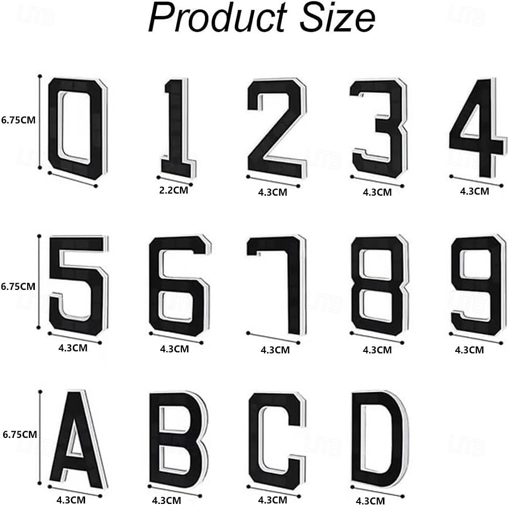 megvilágított házszámok kültérre, vízálló megvilágított címtábla, 12 V-os modern LED-es háttérvilágítású házszám otthonra, garázsba, üzletbe 2026 - $22.99 –P1
