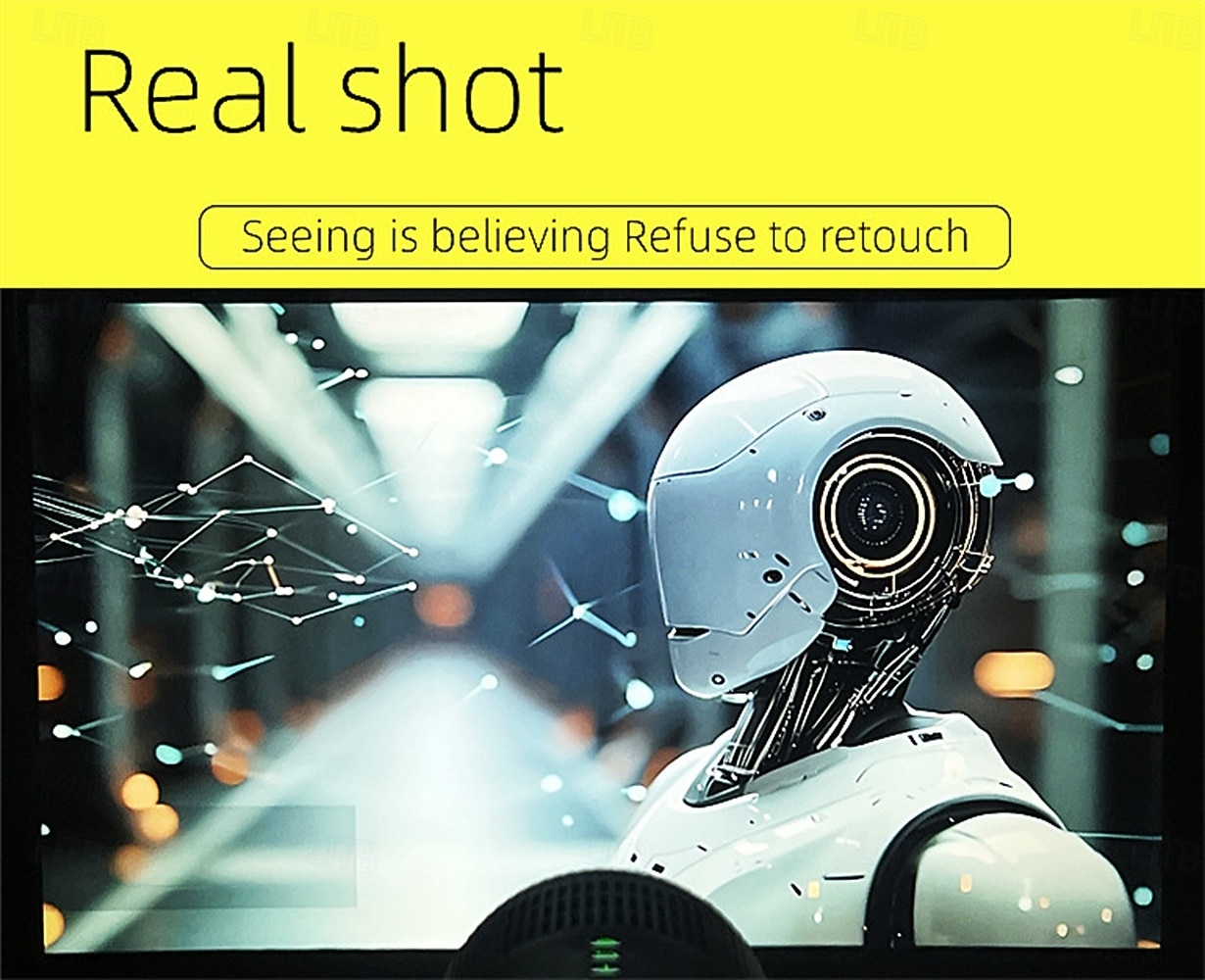 Премиум проектор YT900 с автофокусировкой разрешение 1920*1080 опциональная микрофонная основа светодиодная лента 2.4/5GHz двухдиапазонный Wi-Fi Android 13.0 3-х линзовый стеклянный объектив с 2026 - $217.09 –P19