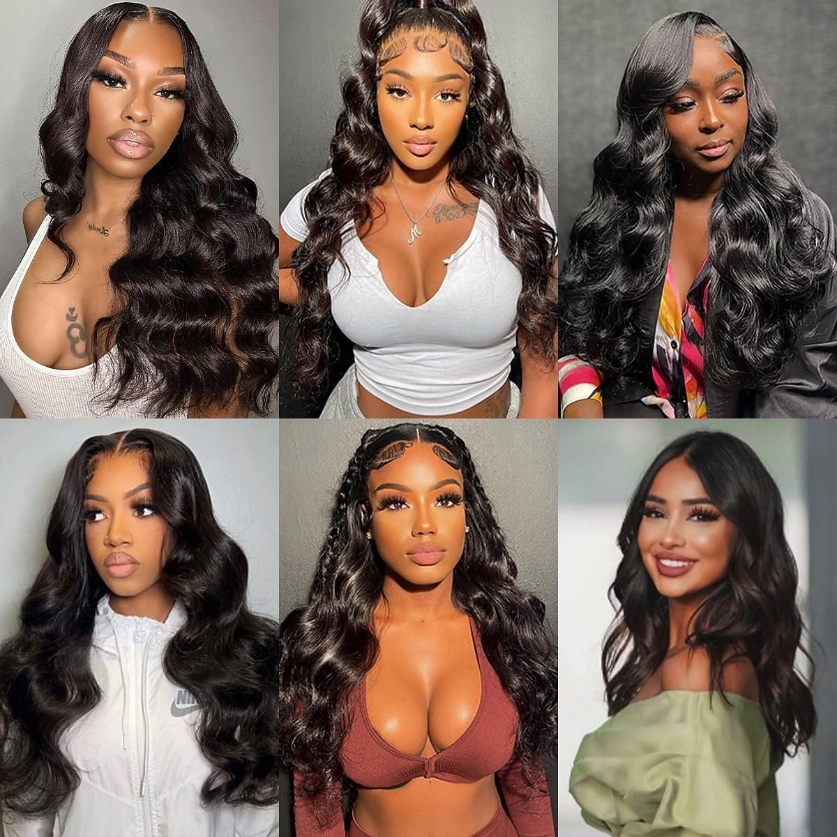 Vlnitá paruka z lidských vlasů pro ženy 4x4 krajka 180% hustota bez lepidla paruka z lidských vlasů předtrhaná před střihem bez lepidla paruky s krajkou vpředu brazilské lidské vlasy s přirozenou 2026 - $127.99 –P1