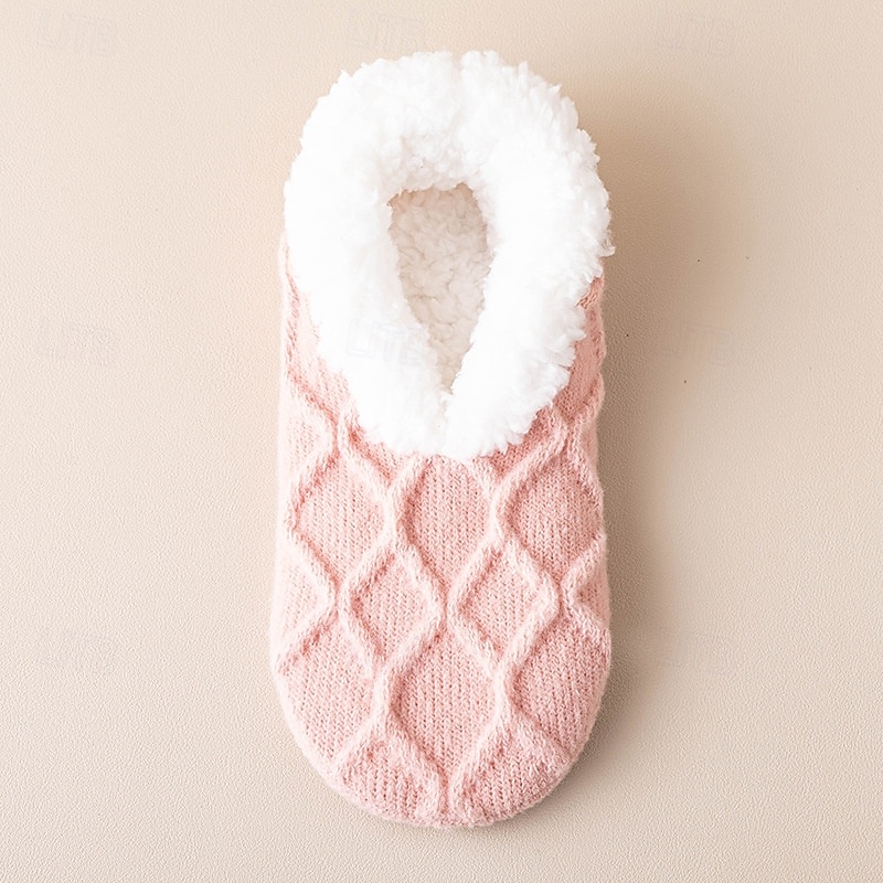 dikke pantoffels voor dames, vloersokken, antislip en warme voetsokken, dikke warme damesschoenen en sokken voor thuis 2026 - $12.99 –P3