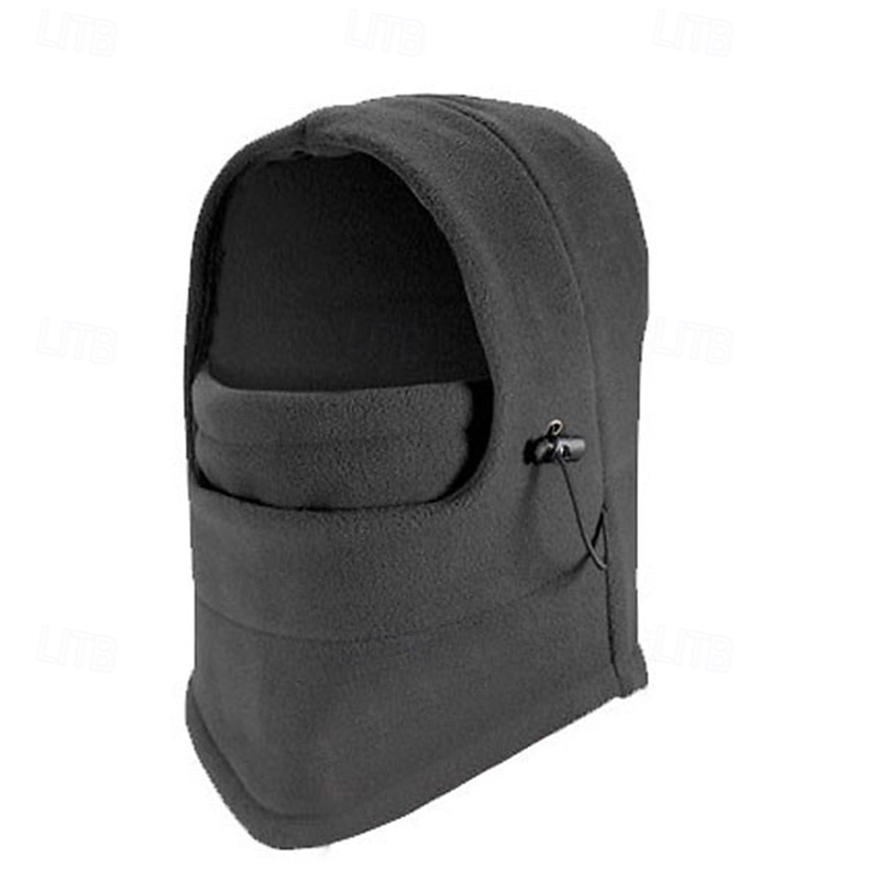Hombre Unisexo Esquí de balaclava Gorro pasamontañas Pasamontañas de forro polar Sombrero protector Sombreros de invierno Negro Rosa Fibra de acrílico Vellón Acogedor Ropa Cotidiana Noche Color 2026 - $9.49 –P7