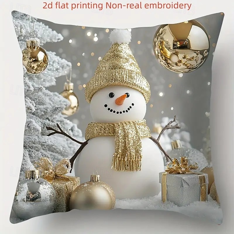 1 stk Fløyel Putecover, Trykt mønster Enkel Fritid Kvadrat Glidelås Tradisjonell Klassisk 2025 - $7.99 –P4