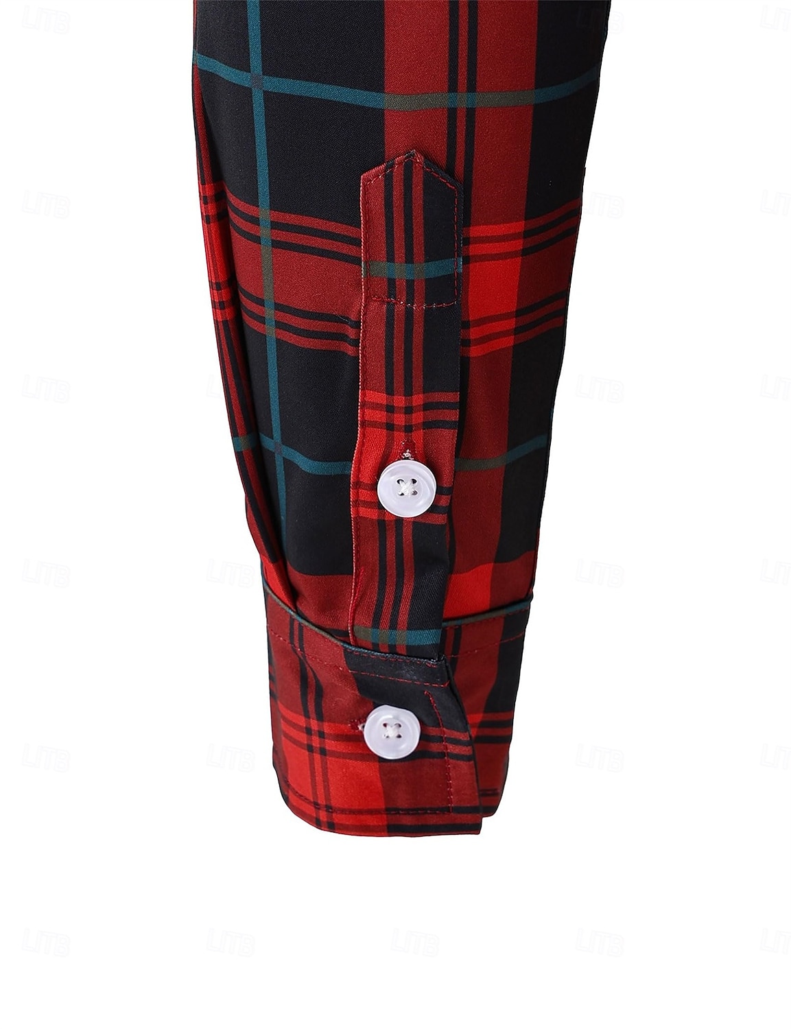 Karácsony Hosszú ujjak Gombos ing Mikulás Grafikus Újdonságok Vicces mert Férfi Felnőttek 3D nyomtatás mert Karácsony Farsang Újév Parti 2025 - $24.99 –P7