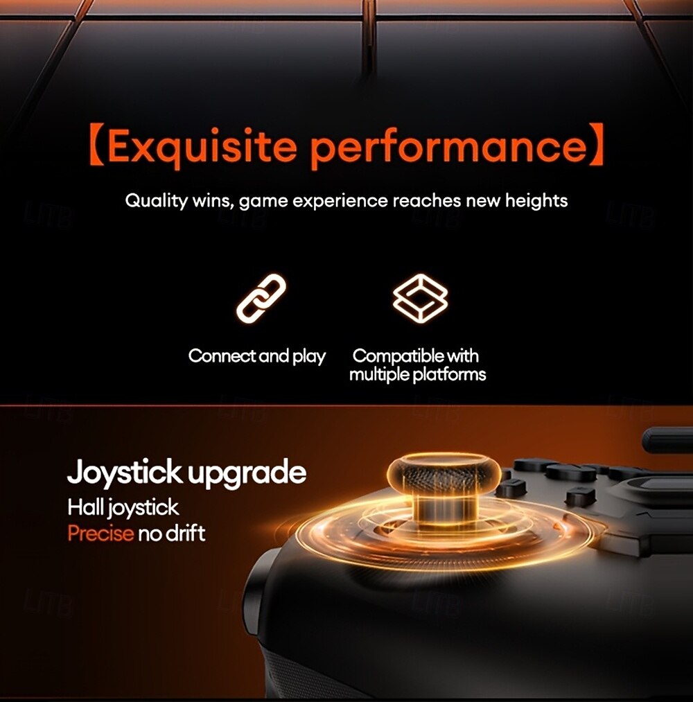 Беспроводной игровой контроллер Lenovo S07 отлично совместим с несколькими платформами, обеспечивает высокоточное управление, портативный, удобный дизайн, стильный внешний вид, подходит для игр на ПК, 2026 - $43.99 –P2