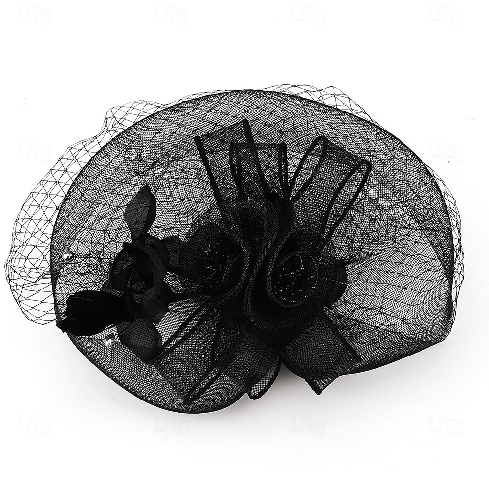 Palarioare Tul Pană Pălărie Nuntă Petrecere ceai Cursă de cai cocktail Elegant Epocă Cu Pene Diadema Articole Pentru Cap 2025 - $14.99 –P9