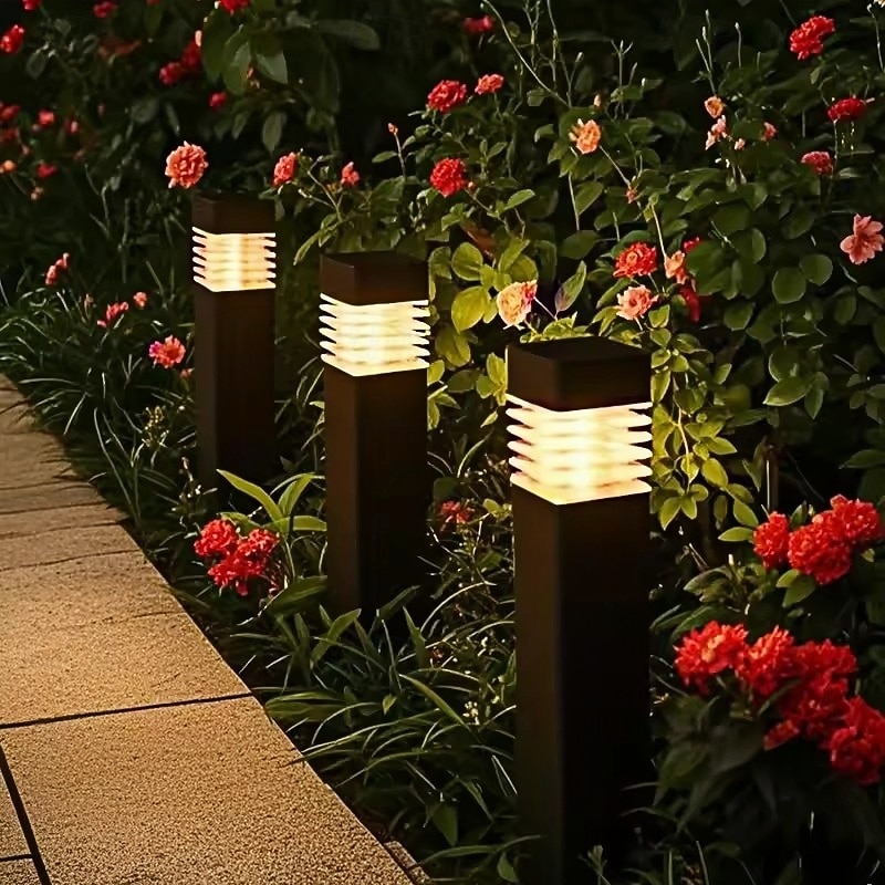 Luz de fadas para paisagem de jardim com energia solar, luz de gramado para decoração de quintal doméstico, iluminação externa à prova d'água, 1 peça de 2025 por $16.49 –P3