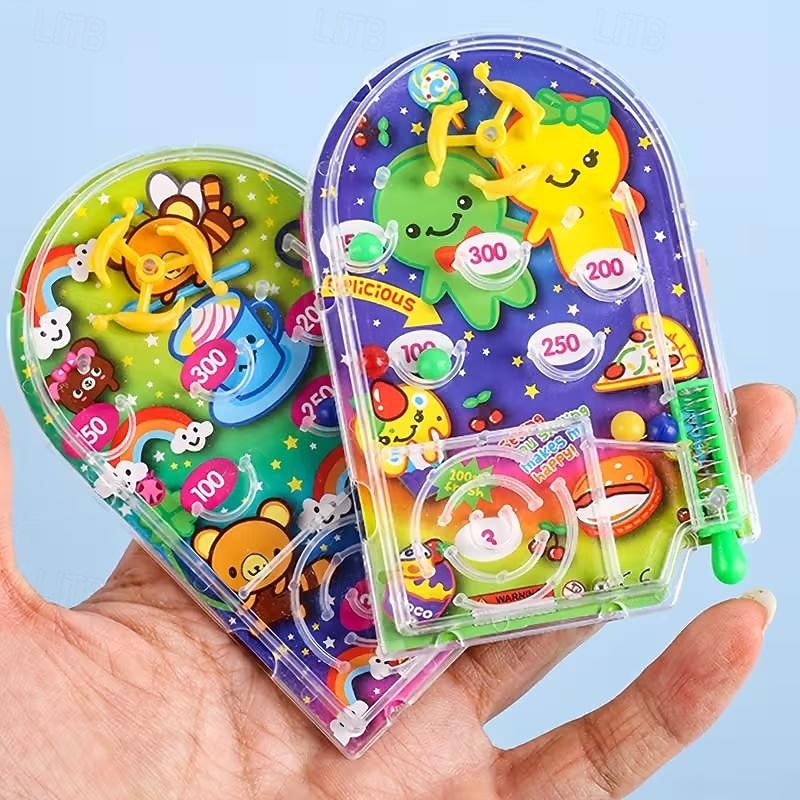 sarjakuvamainen kädessä pidettävä flipperilabyrintti, hauska lasten lelu 3–6-vuotiaille 2026 - $9.99 –P6