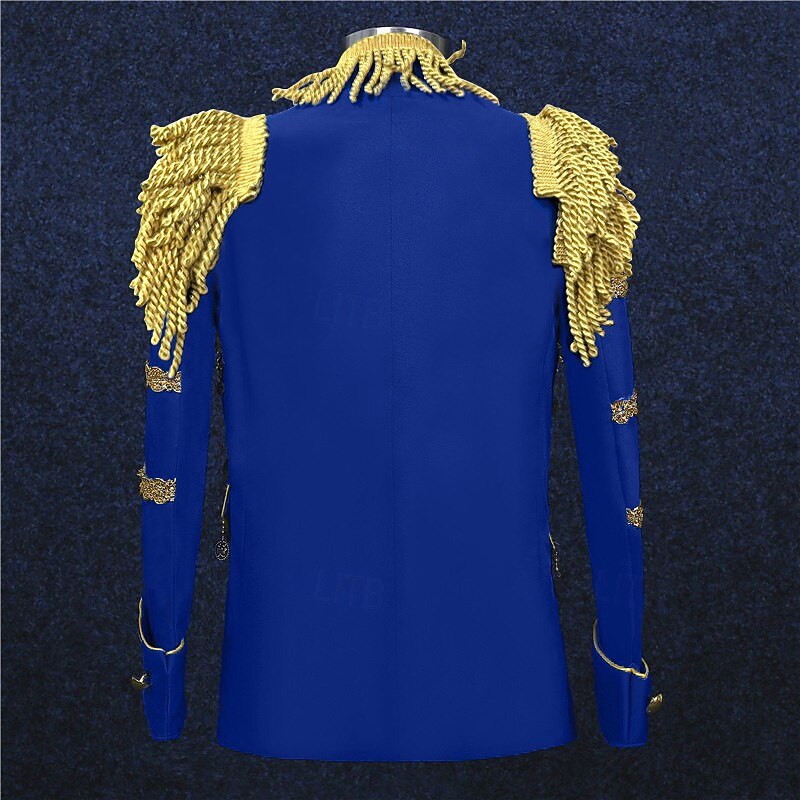 Real Abrigo Baile de Máscaras Chaqueta de circo Príncipe Aristócrata Retro Antiguo Rococó Adulto Hombre Carnaval Mascarada Evento / Fiesta Disfrazarse 2026 - $141.99 –P11