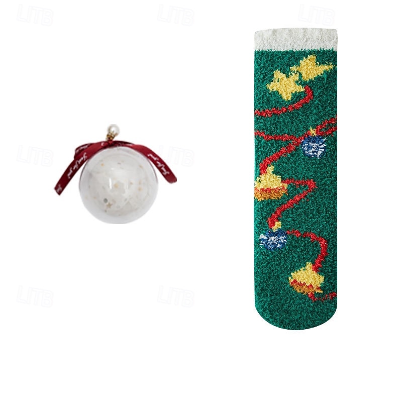 Women's Crew Socks Thick Winter Warm Socks Christmas Outdoor Daily Animal Polyester Fleece Basic Classic Casual Warm 1 Pair 2026 - $11.49 –P8