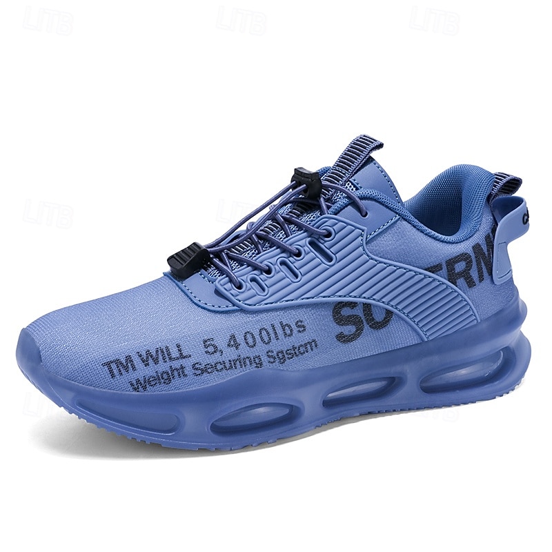 Baskets jaunes de style urbain pour hommes avec semelle à coussin d'air et tige en mesh, chaussures de sport légères et tendance pour la course, la salle de sport et les vêtements décontractés de 2026 ? $42.99 –P9