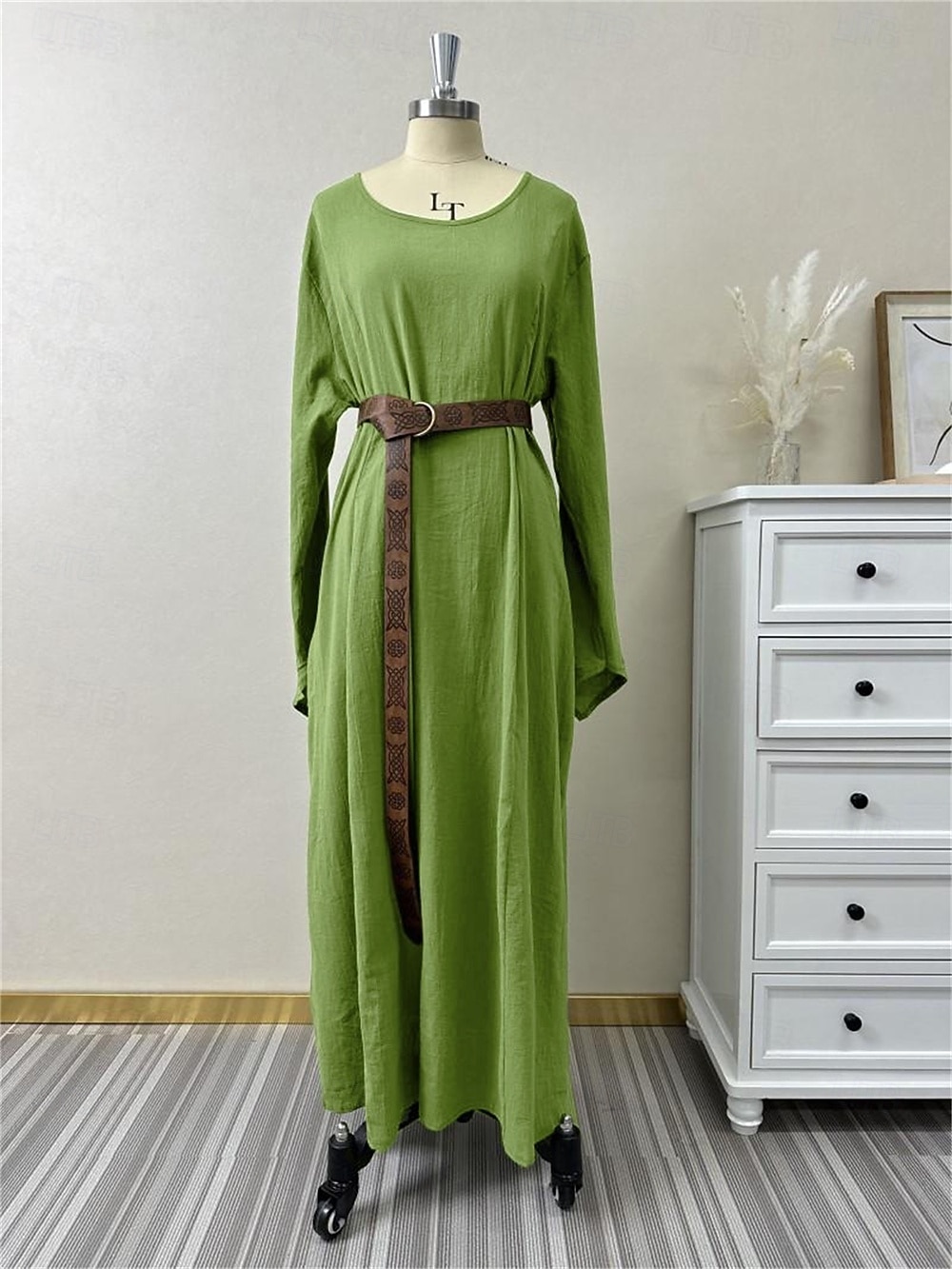 Ρετρό / Βίντατζ Μεσαίωνα Αναγέννησης Φορέματα Φανταστική φορεσιά Φόρεμα τουνίκ Βίκινγκ Ranger Φανταχτερή Φόρεμα Γυναικεία Κέλτικα Βίκινγκ Απόκριες Επίδοση LARP Ρεν Φερ Ενηλίκων Φόρεμα 2026 - $31.99 –P8