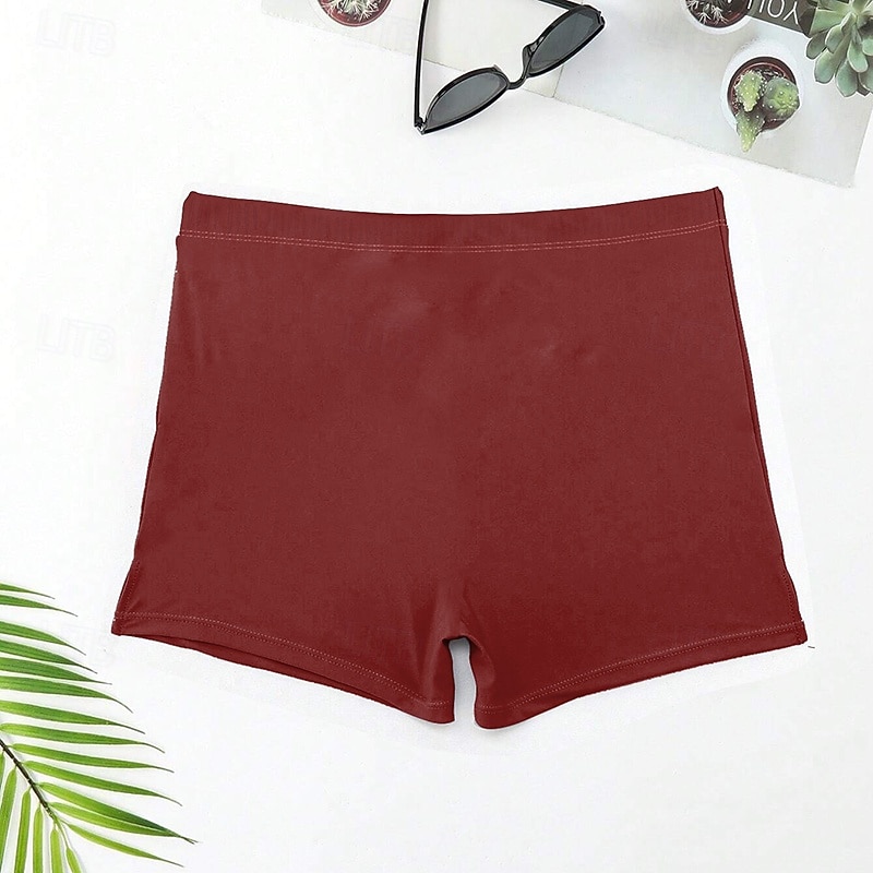 בגדי ריקוד גברים מכנסי שורט בגדי ים מכנסי שחייה תחתונים מתיחה נושם תחתיות שרוך גלישה ביקיני צלילה טלאים קיץ 2025 - $6.99 –P13