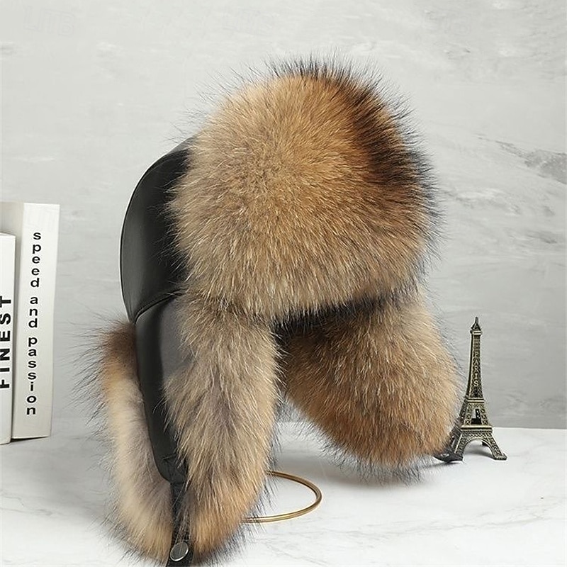 Férfi Prém sapka Usanka kalap Pilóta kalap Fülvédős kalap Téli kalapok Fekete Barna Poliészter Báránybunda Divat Régies stílus Modern Kortárs Hétköznapi viselet Randi Egyszínű / Sima szín Melegen 2026 - $32.99 –P4