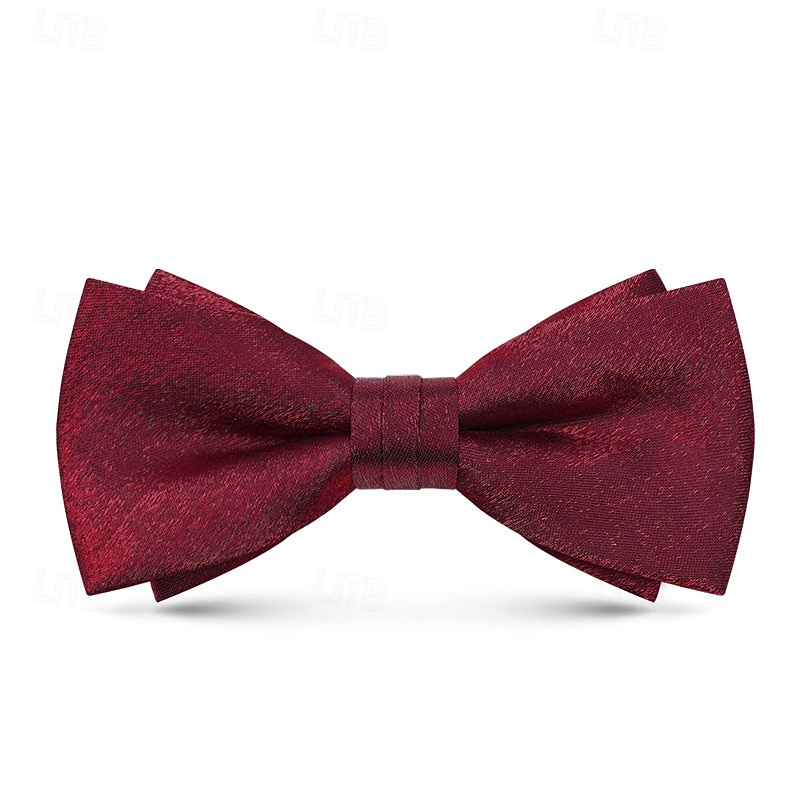 Men's Bow Tie Modern Contemporary 2 Piece Solid / Plain Color Wedding Party Daily Wear 2026 - $13.49 –P5