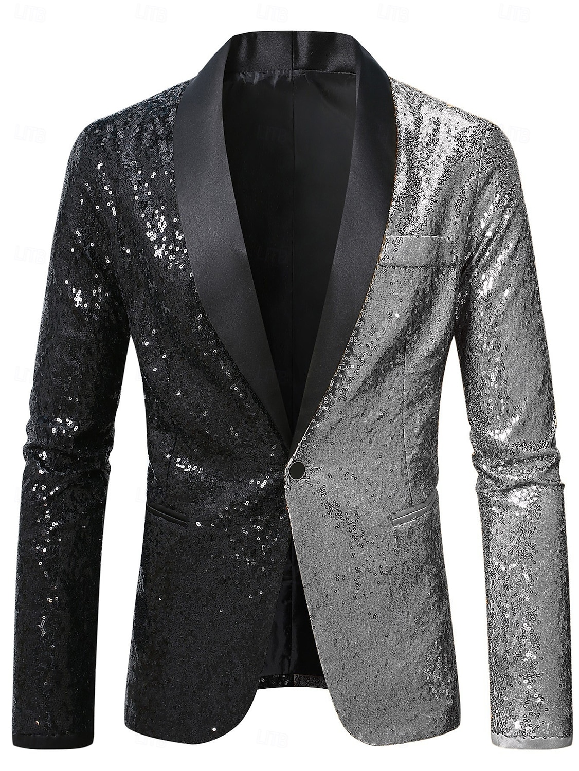Discotecă Amuzant Σακάκι Blazer Costum de petrecere de Crăciun Paiete Costume de fancy Bărbați Rochie Elegantă An Nou Petrecere și seară Petrecere cu tematică retro Adulți Geacă 2026 - $87.99 –P12