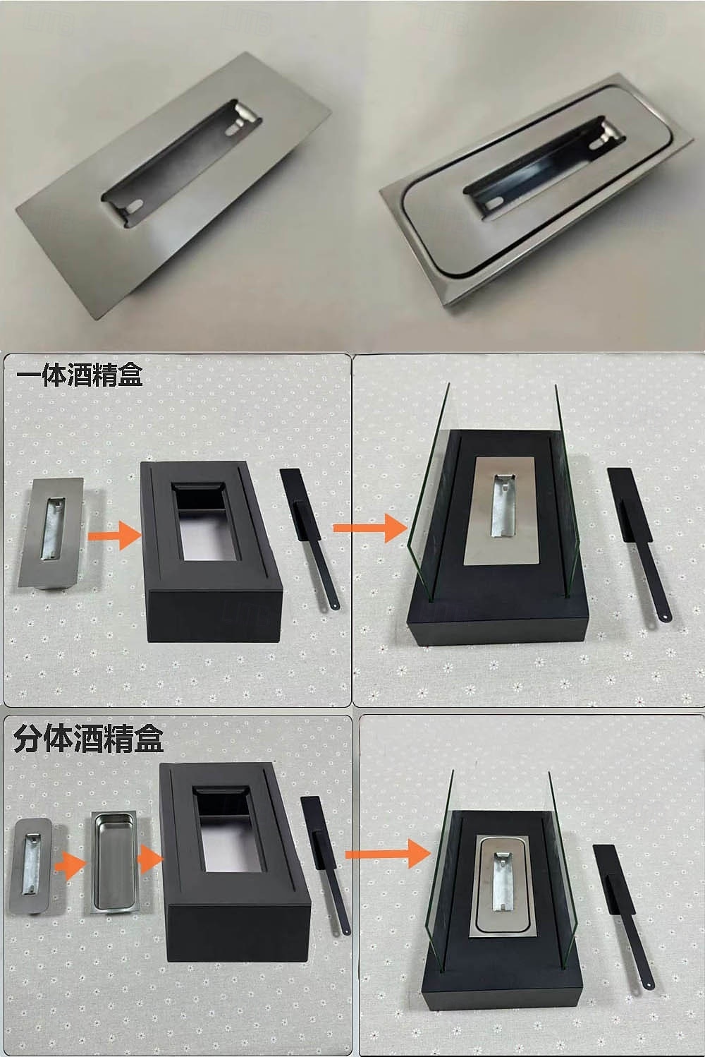 feu de table cheminée de table alcool à friction avec pare-flamme de 2025 ? $75.99 –P16