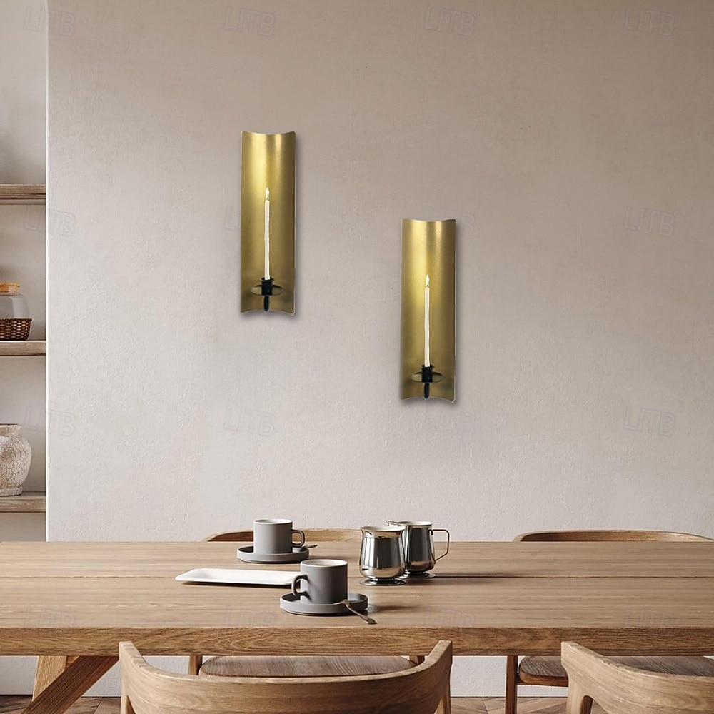 Elegant Wall Decor Metal Candle Holder Wall Sconce for Living Room Home Decor European Design 2026 - $25.99 –P9
