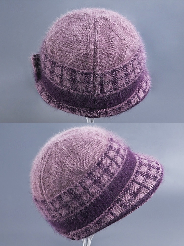 Женский рождественский комплект из акриловой шапочки и гетры – уютный ребристый дизайн с бантом, доступен в нескольких цветах, идеально подходит для зимних каникул и торжественных случаев 2026 - $19.99 –P6