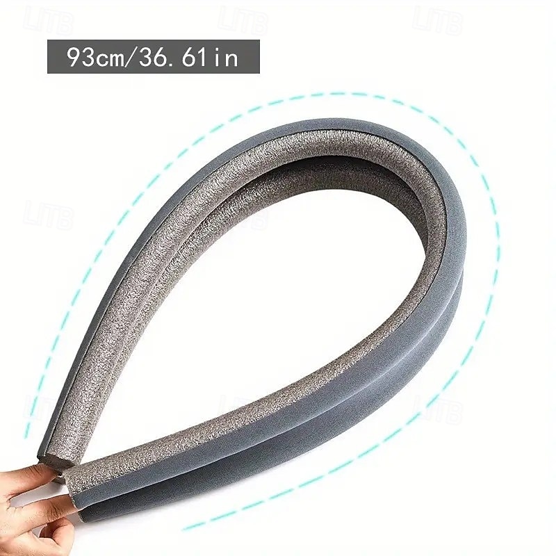 5-pack tätningslist för dörrbotten, 1 meter lång, dragstopp – flexibel plasttätning i kommersiell kvalitet under dörren, non-stick, buller- och dragstopp för hem och kontor 2026 - $16.49 –P5