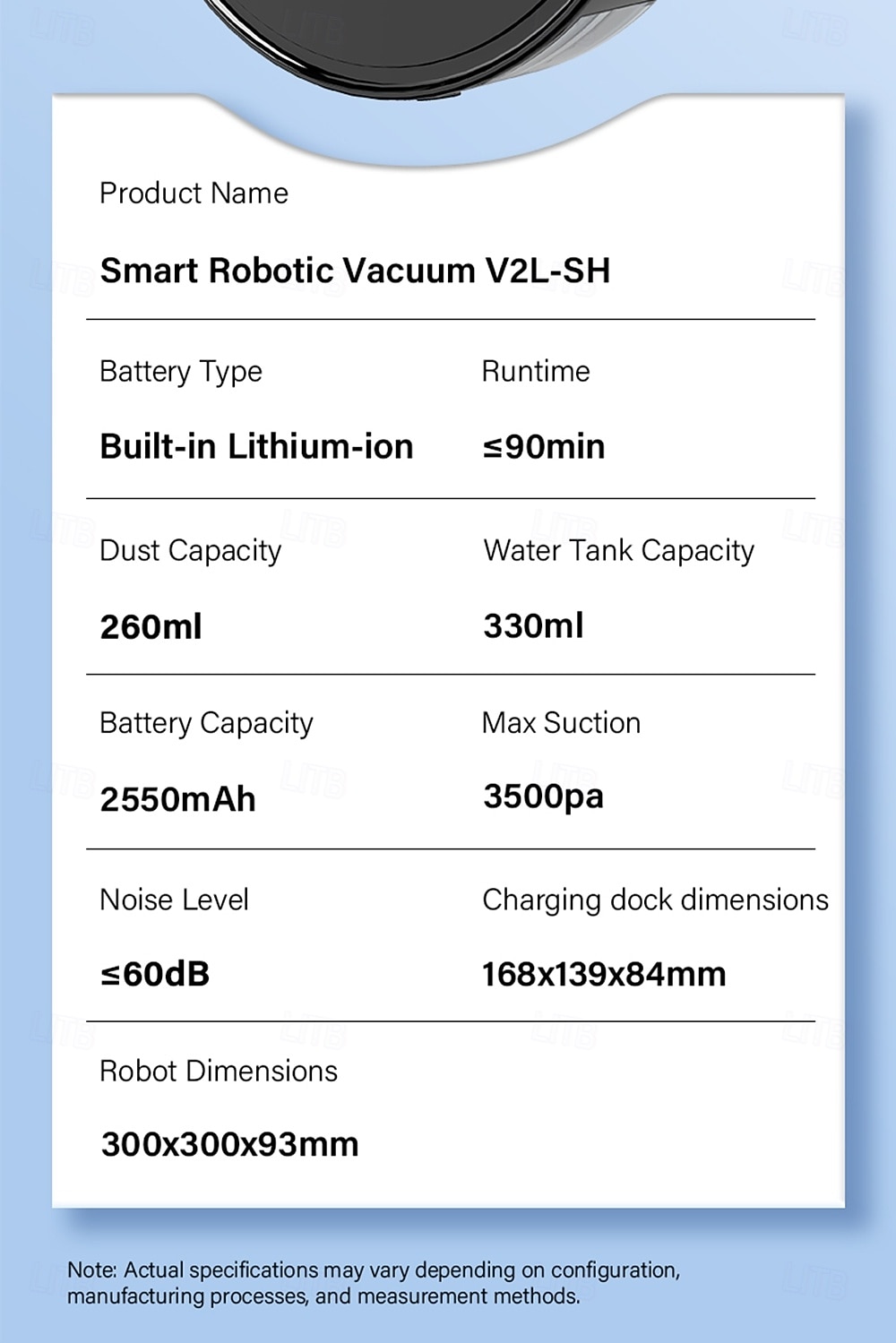 Sweeping and Mopping Robot Combo with LiDAR Navigation APP Operation Smart Mapping No-Mop Zones and Invisible Wall Settings Auto Charging Long-Lasting Battery Life 3500Pa Powerful Suction 2025 - $217.49 –P17