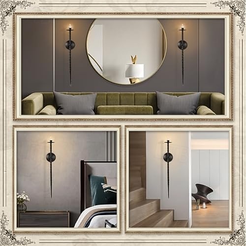 Настенный подсвечник 1 шт. / 2 шт. большой витой подсвечник для свечей настенный металлический подсвечник для столовой, гостиной, офиса, спальни 2026 - $22.99 –P9