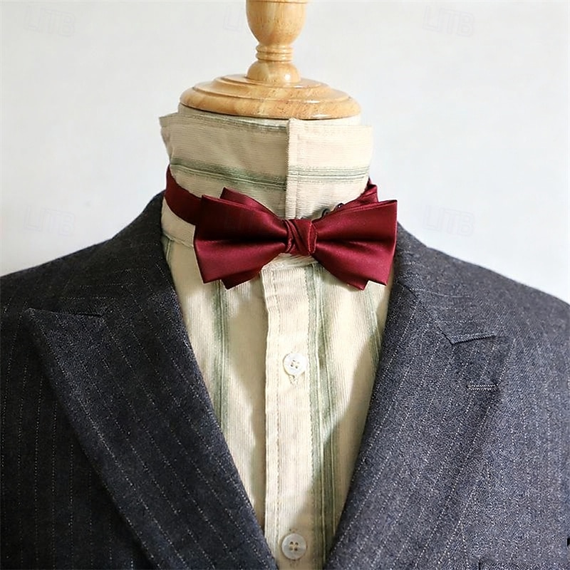 Homens Gravata Borboleta Contemporâneo Moderno Laço Cor Sólida / Simples Festa de Casamento Roupa Diária de 2026 por $5.99 –P9