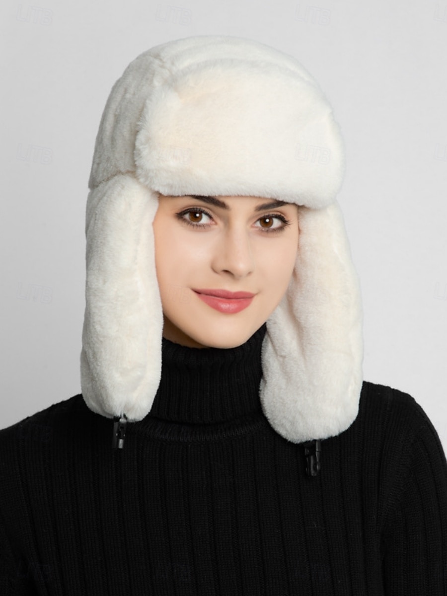 Damen Hut Wintermützen Warm Straße Täglich Wochenende Einfarbig Einfarbig 2026 - $22.99 –P8