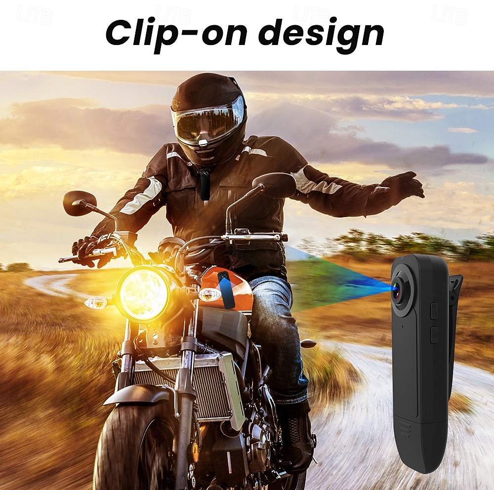 multifunctionele 1080p ultra hd mini politie draagbare bodycamera draagbare compacte persoonlijke sportcamera &buitenvideorecorder 2026 - $38.99 –P4