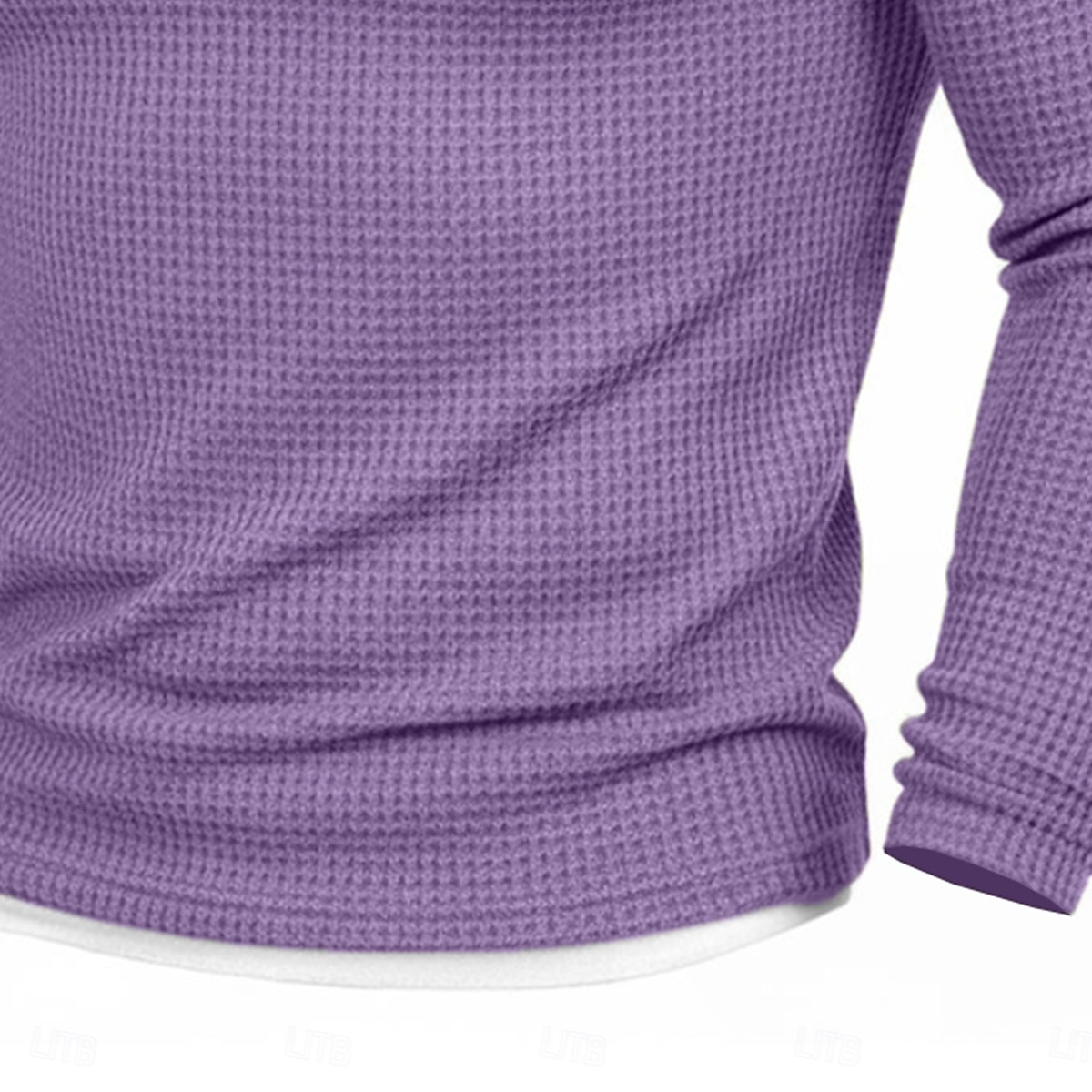 Ανδρικά Βάφλα μπλουζάκι Μπλουζάκι Πουκάμισο Waffle Henley Μακρυμάνικο Στρογγυλή Ψηλή Λαιμόκοψη Λαιμόκοψη V Όλες οι εποχές Συμπαγές Χρώμα Παραδοσιακό / Πεπαλαιωμένο Καθημερινό ψεύτικο δύο κομμάτια 2026 - $24.99 –P3