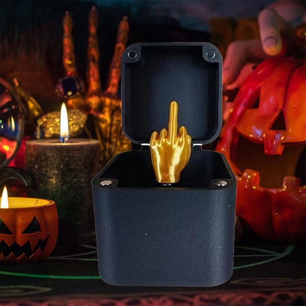 joulu mielenkiintoinen keppolahja keskisormi rasiassa joulurasia hauska luova lahja toimiston työpöydän sisustus kodinsisustus hauska keskisormi keppo stressinlievityslahja 2026 - $9.99 –P8